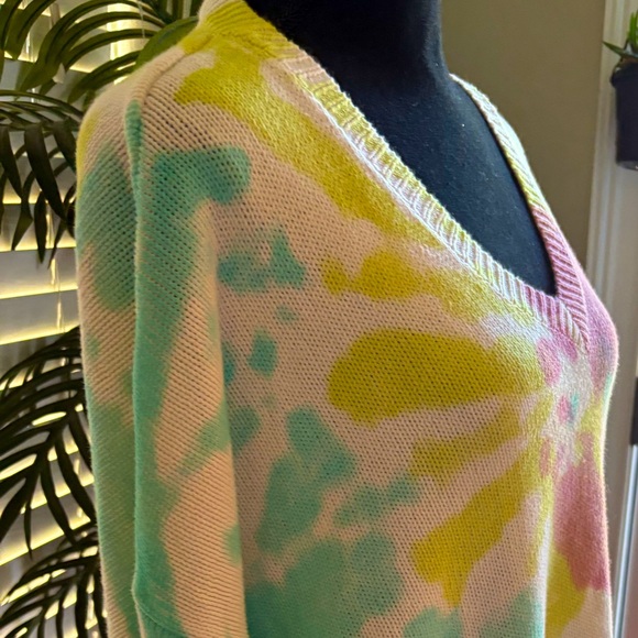 Lisa Todd Tie Dye Sweater- just like new❤️ xl cotton blend🩷 - Picture 12 of 16